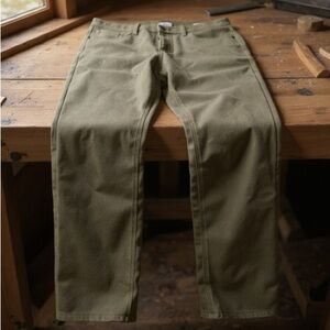 Weatherproof Men's Straight Jeans in Olive